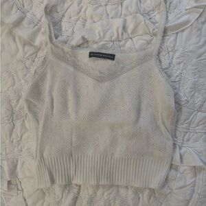 Brandy Melville Pointelle Crop Top